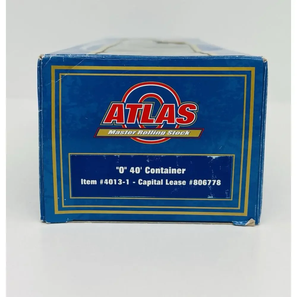 Atlas Master O Gauge Capital Lease 40' Container w/ Pins #806778 4013-1 New
